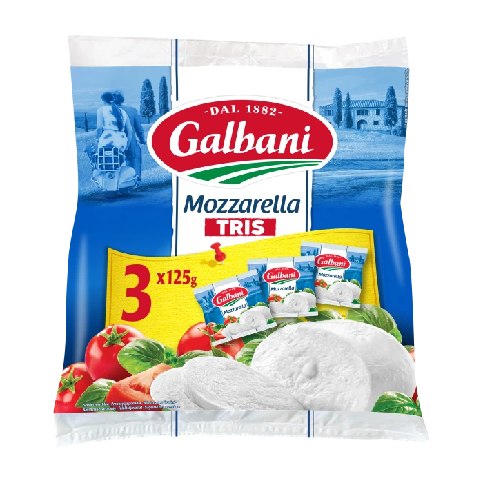 Mozzarella 3x125g